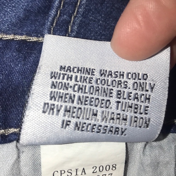 Hudson Girls Bermuda Jean Shorts Size 12 - Picture 7 of 7